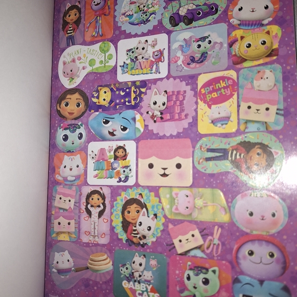 Gabbys Dollhouse Coloring Book w/ Stickers - Picture 5 of 9